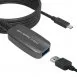 Type C/M to USB 3.2 A/F Repeater Cable (5M)