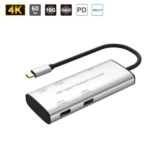 10G 6 In 1 Type C Multiport Converter