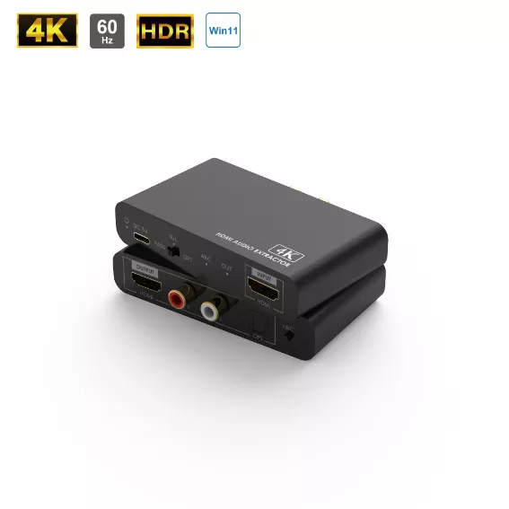 4K HDMI Audio Extractor  (RCA & OPT)