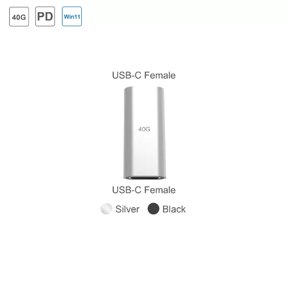 Type C 40G Female to Female Adapter