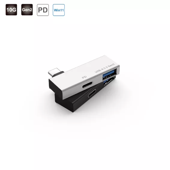 Type C 2 Port Adapter (USB 3.2 Gen2 & PD)