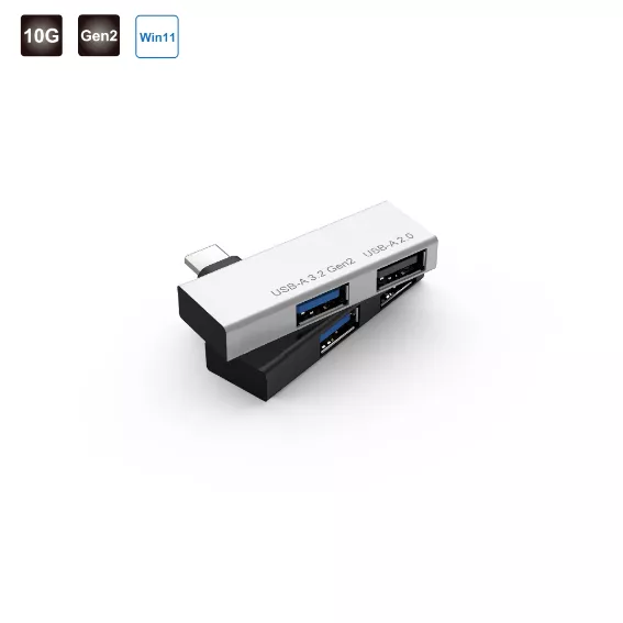 Type C 2 Port Adapter (USB 3.2 Gen2 & USB2.0)