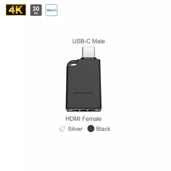 4K Type C Male to HDMI<sup>®</sup> Female Adapter