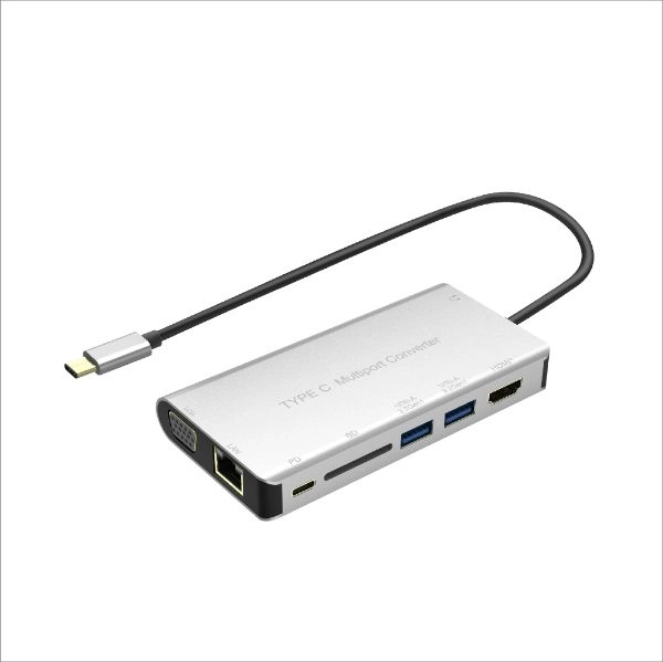 8 in 1 Type C Multiport Converter