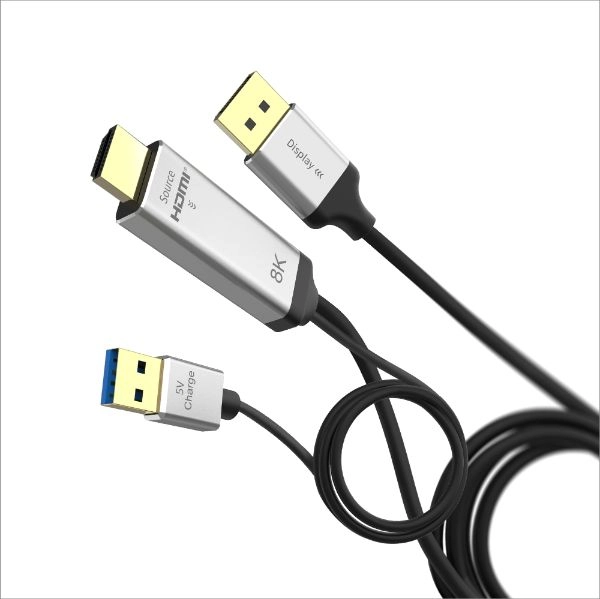 8K HDMI<sup>®</sup>  to DP Cable 1-3M