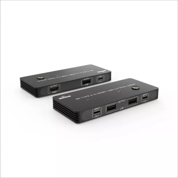 8K Type C to HDMI<sup>®</sup> / USB 2.0 Video Switch