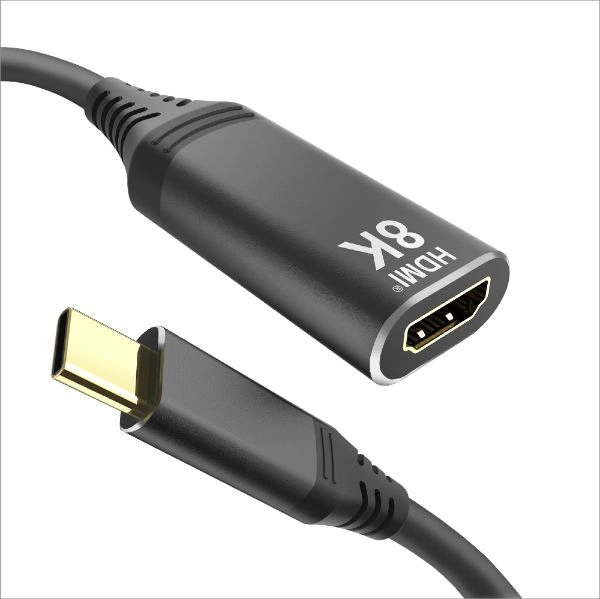 8K Type C to HDMI<sup>®</sup> Converter (Aluminum Hood)