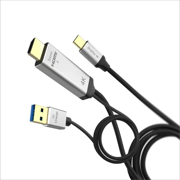 4K HDMI<sup>®</sup>  to Type C Cable 1-3M  