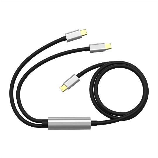 2 in 1 Type C 100W PD Charging Cable