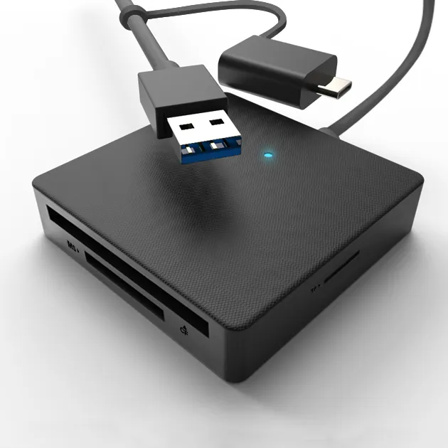TYPE C / USB 3.0 Card Reader (SD / TF / MS / CF)
