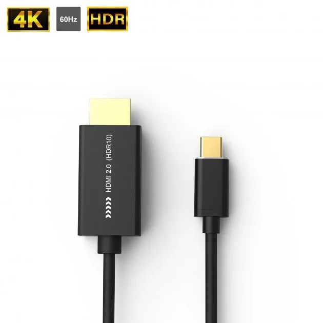 Type C to HDMI (HDR10) Cable 1-3m