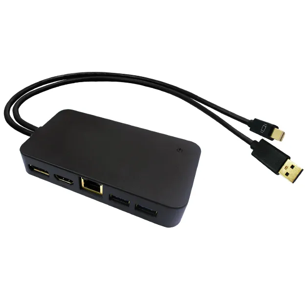 MDP + USB 3.0 to HDMI<sup>®</sup> / DP / LAN / 2 Port Hub Docking (For Surfacebook Pro)
