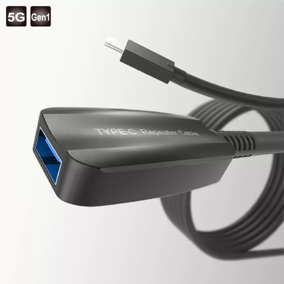 TYPE C/M to USB 3.2 A/F Repeater Cable (5M)
