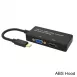 Type C to HDMI<sup>®</sup> / VGA Converter (ABS Housing)