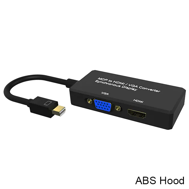 MDP to HDMI / VGA Converter (ABS Housing)