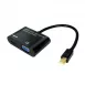 MDP to HDMI<sup>®</sup> / VGA Converter (ABS Housing)