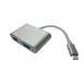 Type C to HDMI<sup>®</sup> / VGA Converter (Aluminum Housing)