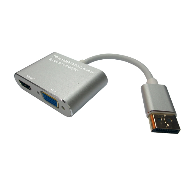 DP to HDMI<sup>®</sup> / VGA Converter (Aluminum Housing)