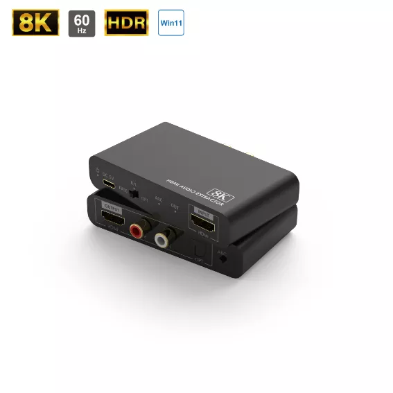 8K HDMI Audio Extractor (RCA & OPT)