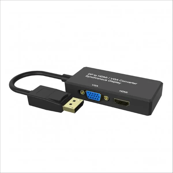 DP to HDMI / VGA Converter (ABS Housing)