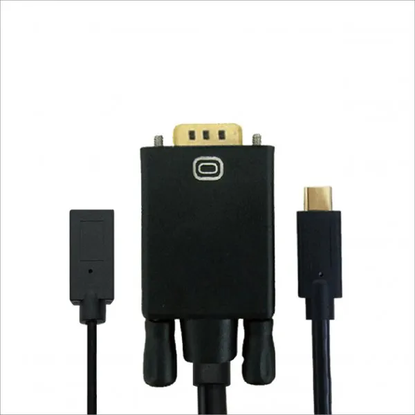 Type C to VGA + CF (PD3.0) Cable