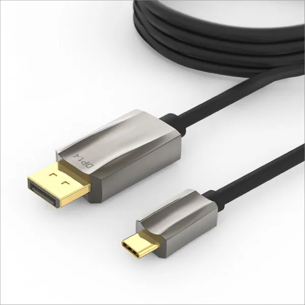 8K Type C to DP 1.4 Cable 1-3m (Zinc Diecast)