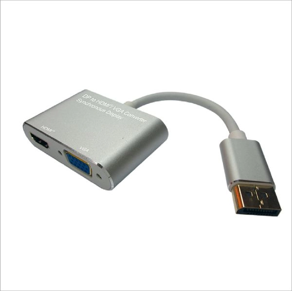 DP to HDMI<sup>®</sup> / VGA Converter (Aluminum Housing)