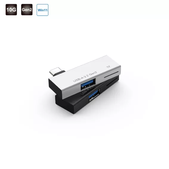 Type C 2 Port Adapter (USB 3.2 Gen2 & TF)
