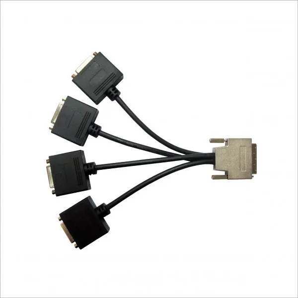 VHDCI (M) to 4 Port DVI (F) Cable