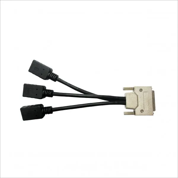 VHDCI (M) to 3 Port HDMI (F) Cable